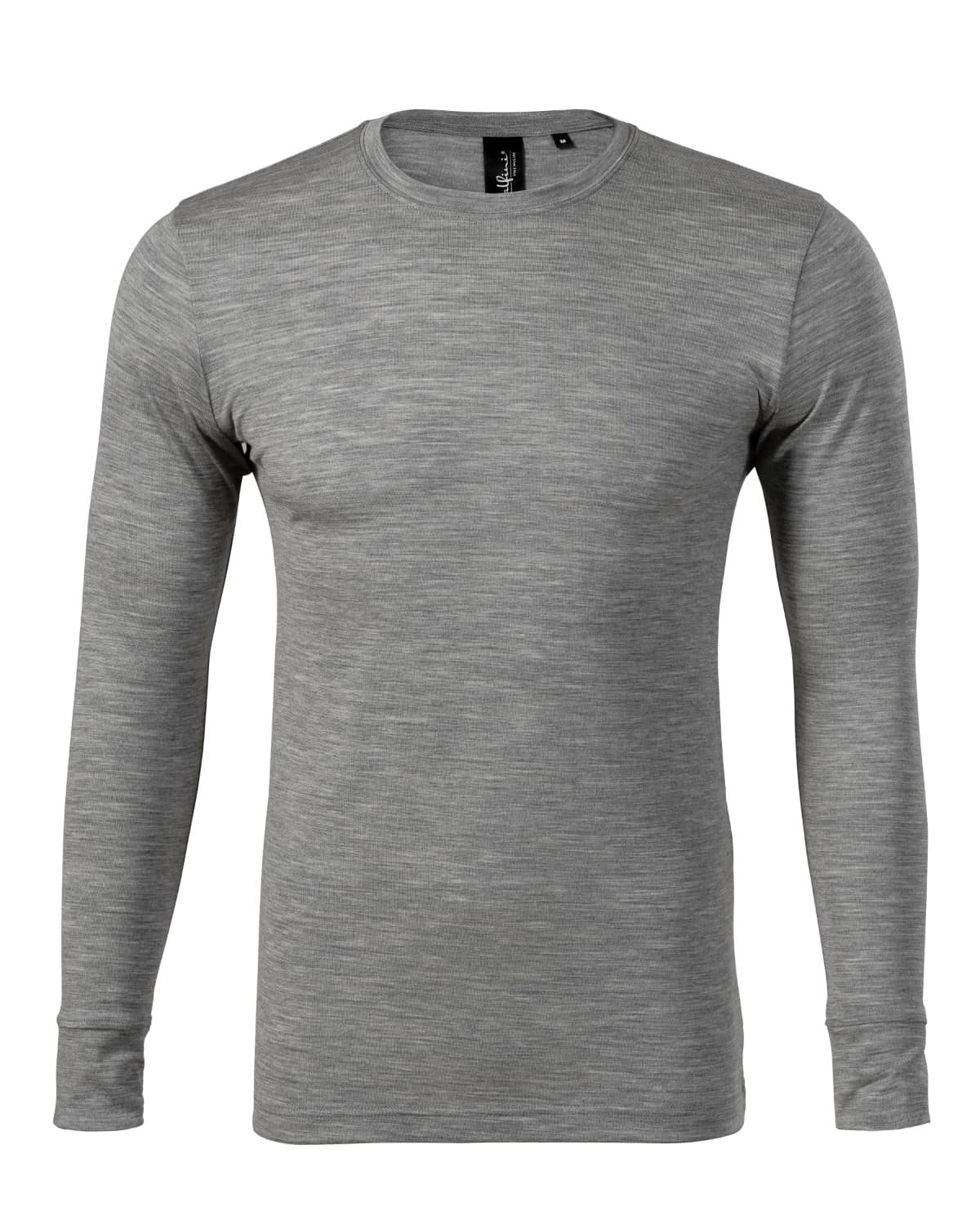 Merino Rise LS v barvě tmavě šedý melír — Přední pohled