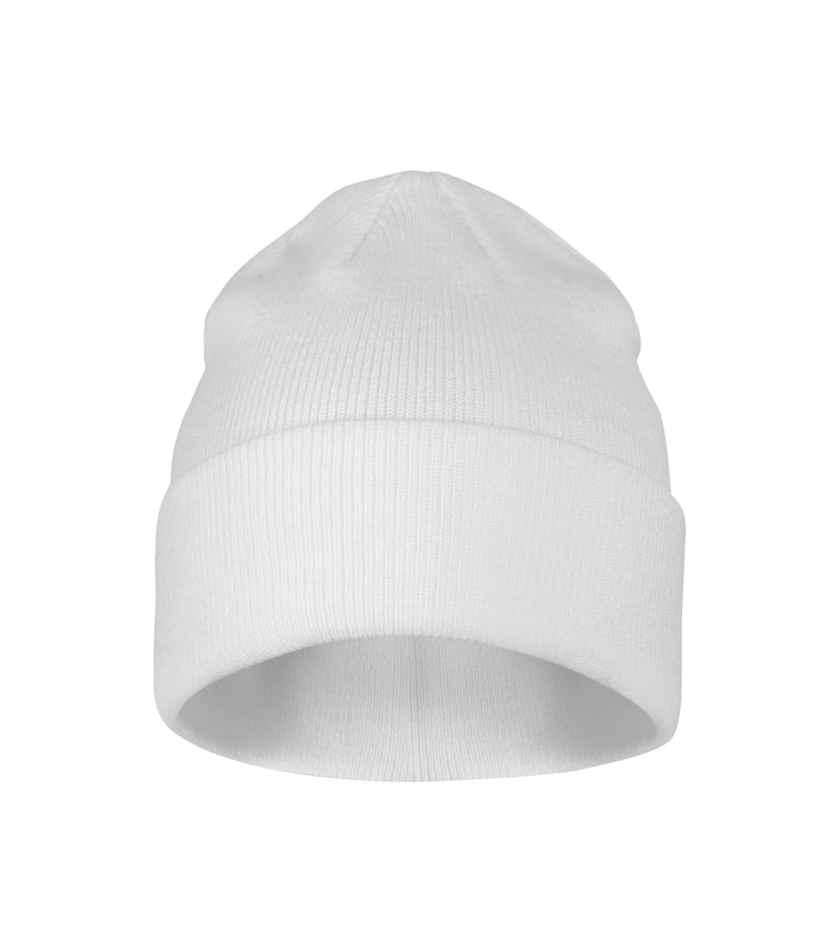 Beanie v barvě bílá — Přední pohled