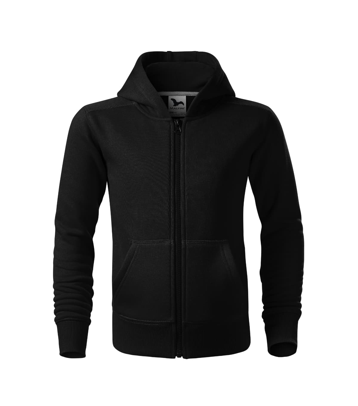Trendy Zipper v barvě černá — Přední pohled