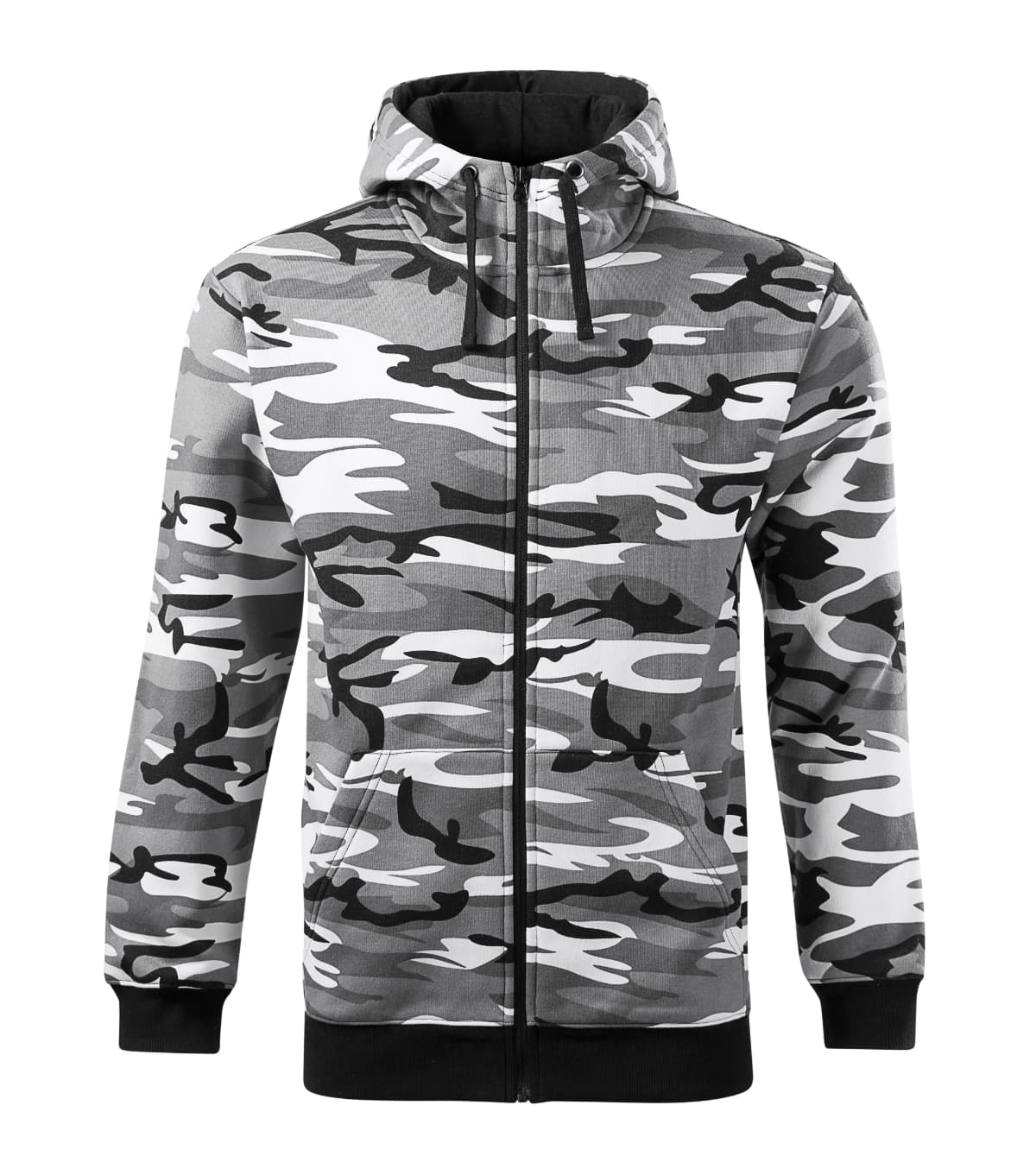 Camo Zipper v barvě camouflage gray — Přední pohled