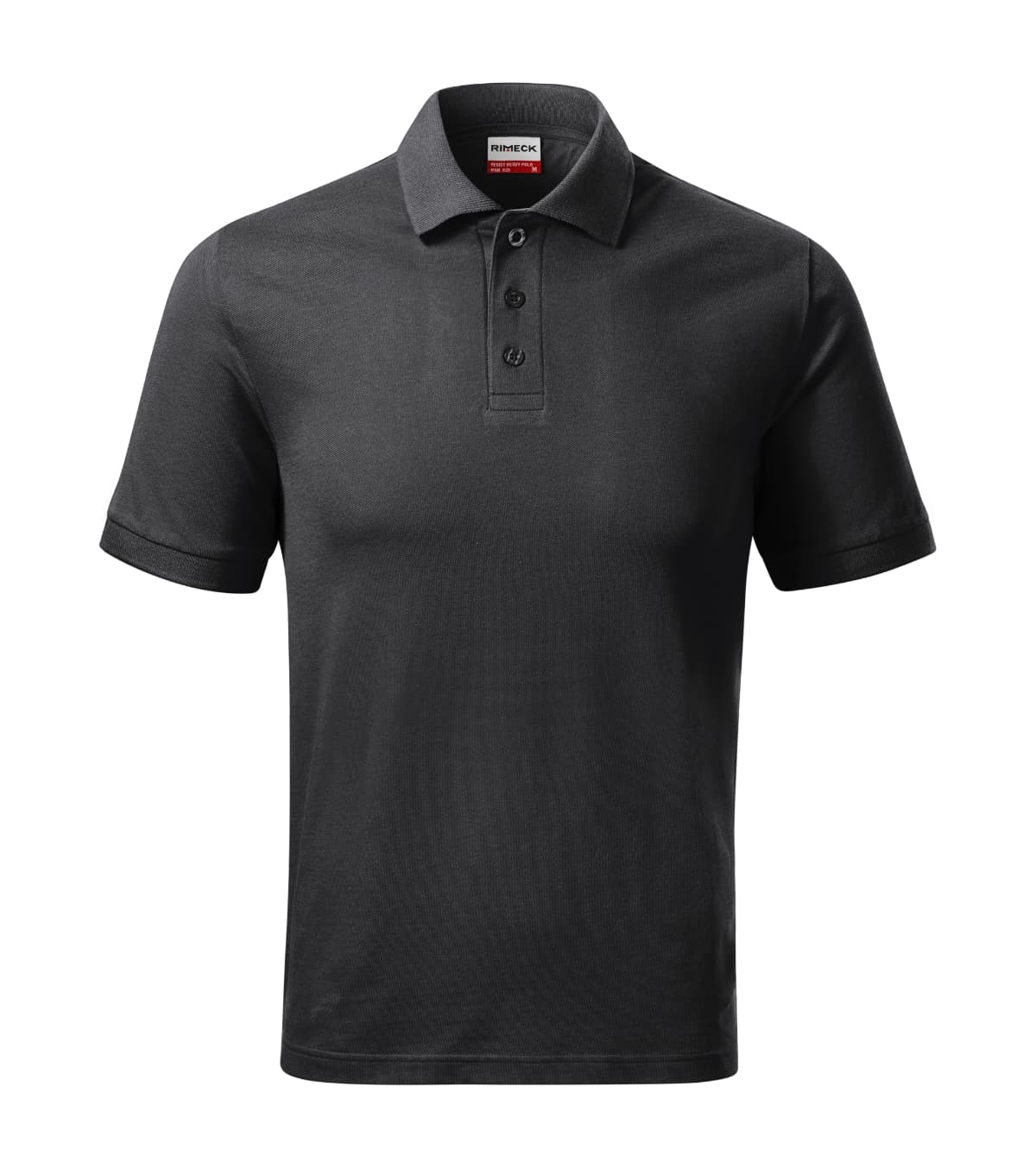 Resist Heavy Polo v barvě ebony gray — Přední pohled