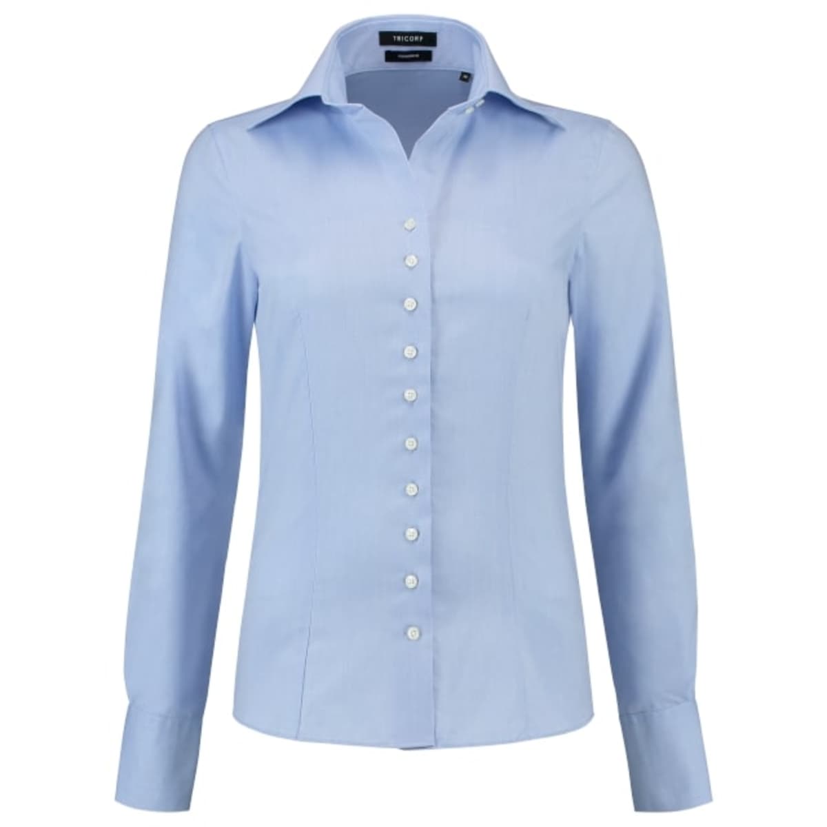 Fitted Blouse v barvě blue — Přední pohled
