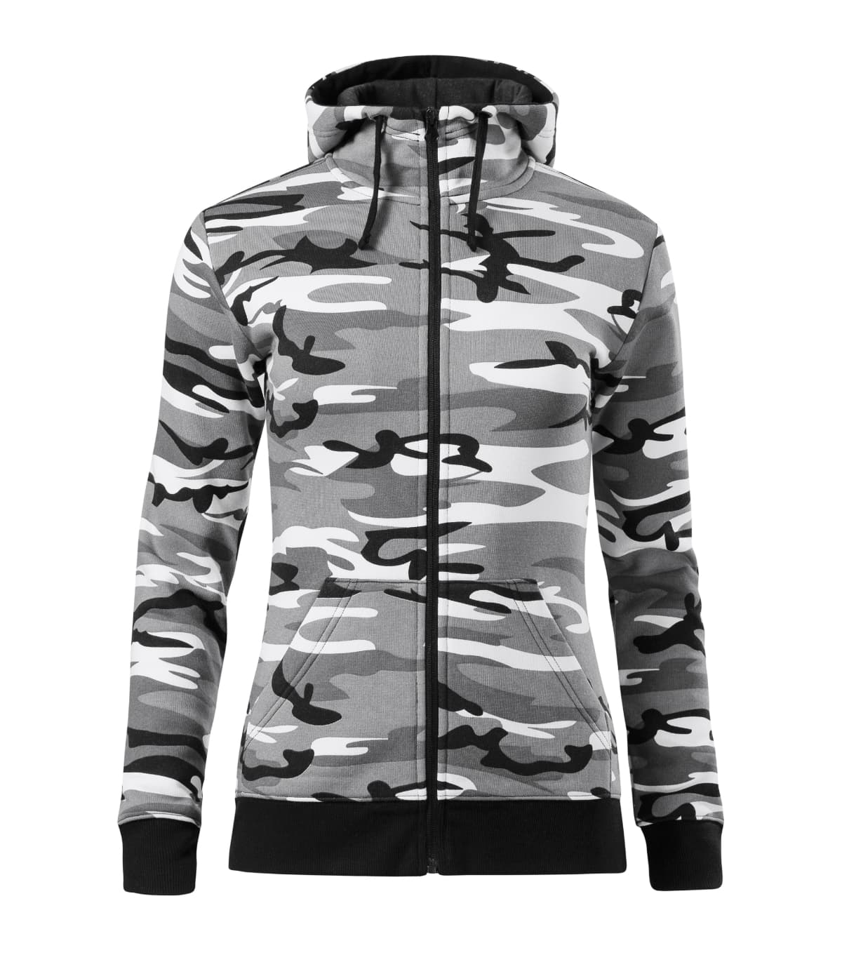 Camo Zipper v barvě camouflage gray — Přední pohled