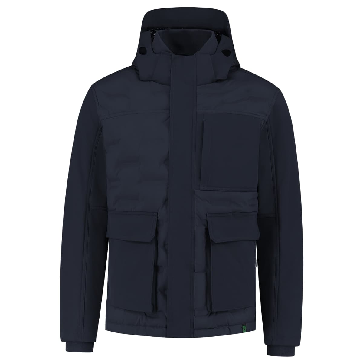 Puffer Jacket Rewear v barvě ink — Přední pohled