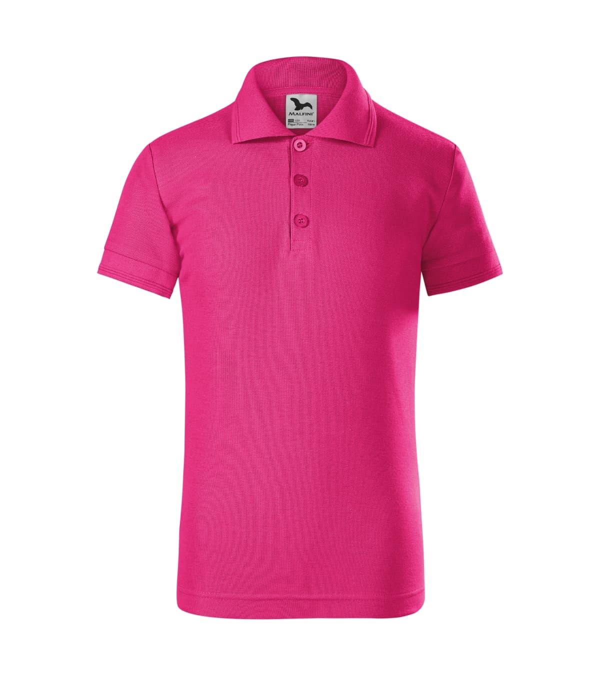 Pique Polo v barvě purpurová — Přední pohled