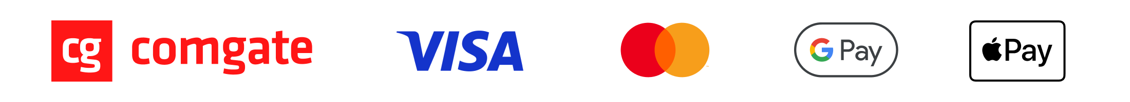 Comgate · VISA · Mastercard